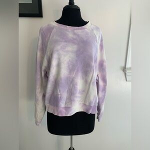 Tie-Dye Purple Sweatshirt